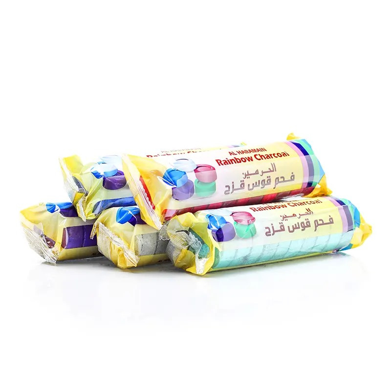 Haramain Rainbow Roll Charcoal 10ps